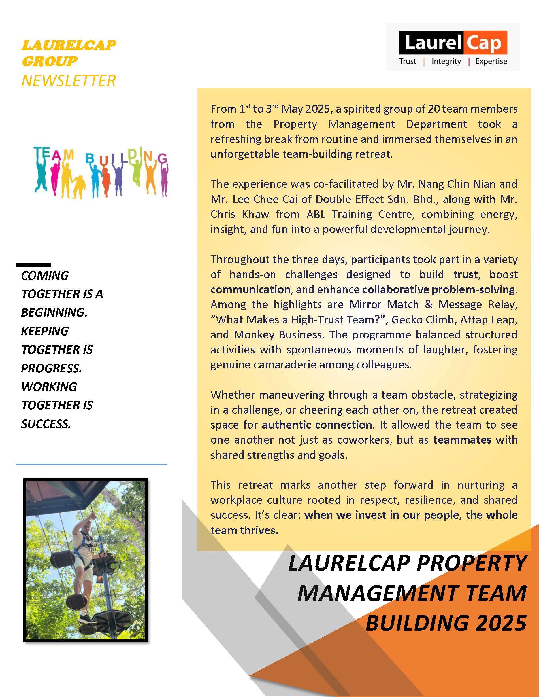 Laurelcap Property Management Team Building 2025 — photo 1